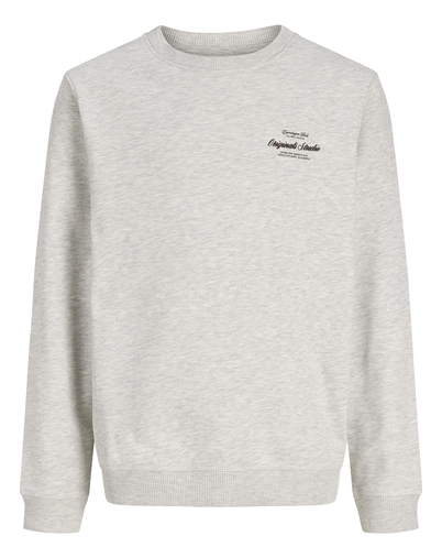 Jack & Jones Junior - JORNorrebro Typo Back Sweatshirt - White Melange